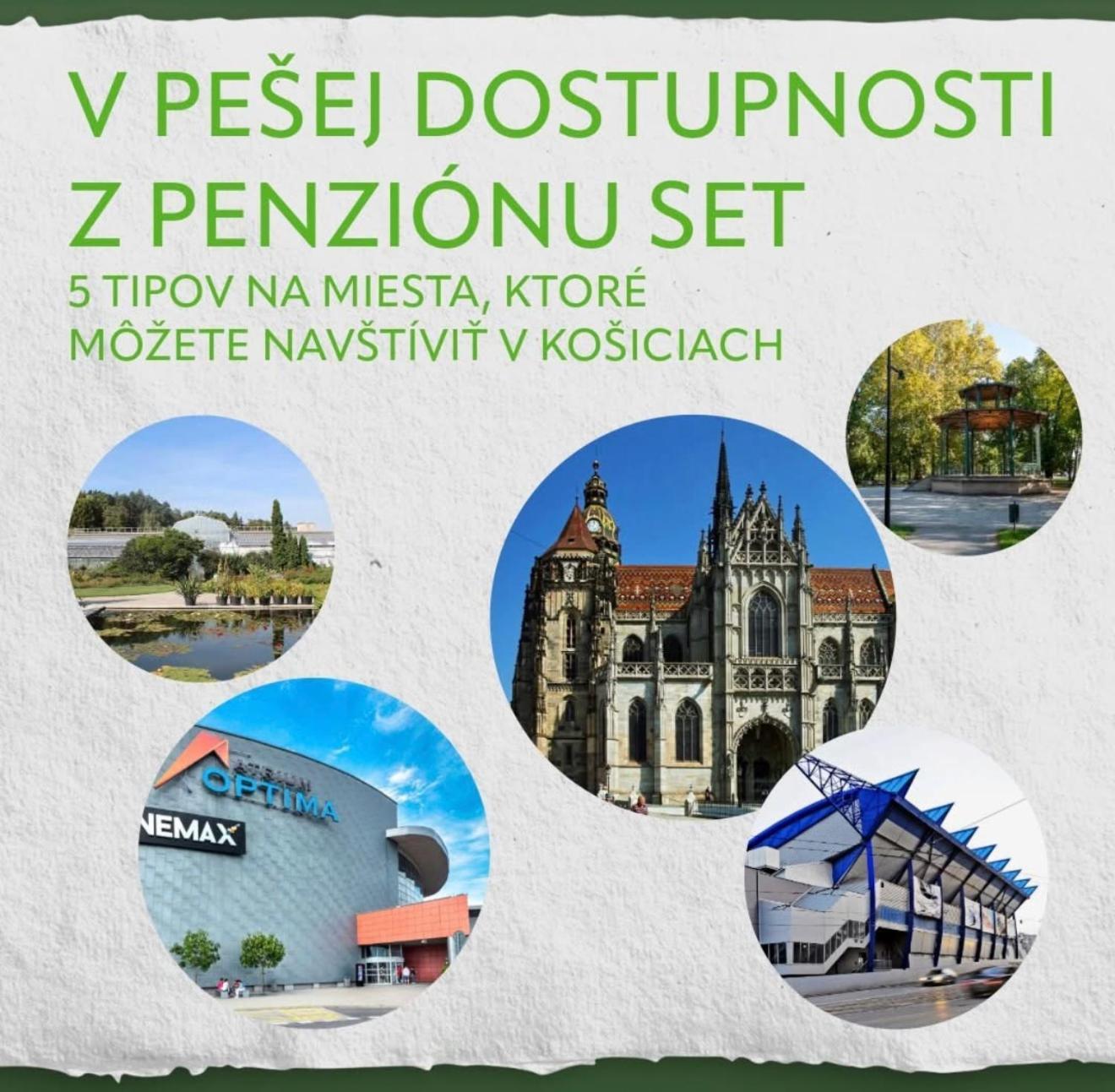 Penzion Set Košice Esterno foto